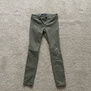 Hollister Olive Jeans | size 1 | used but in great condition